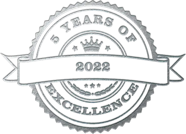 5 years of excellence